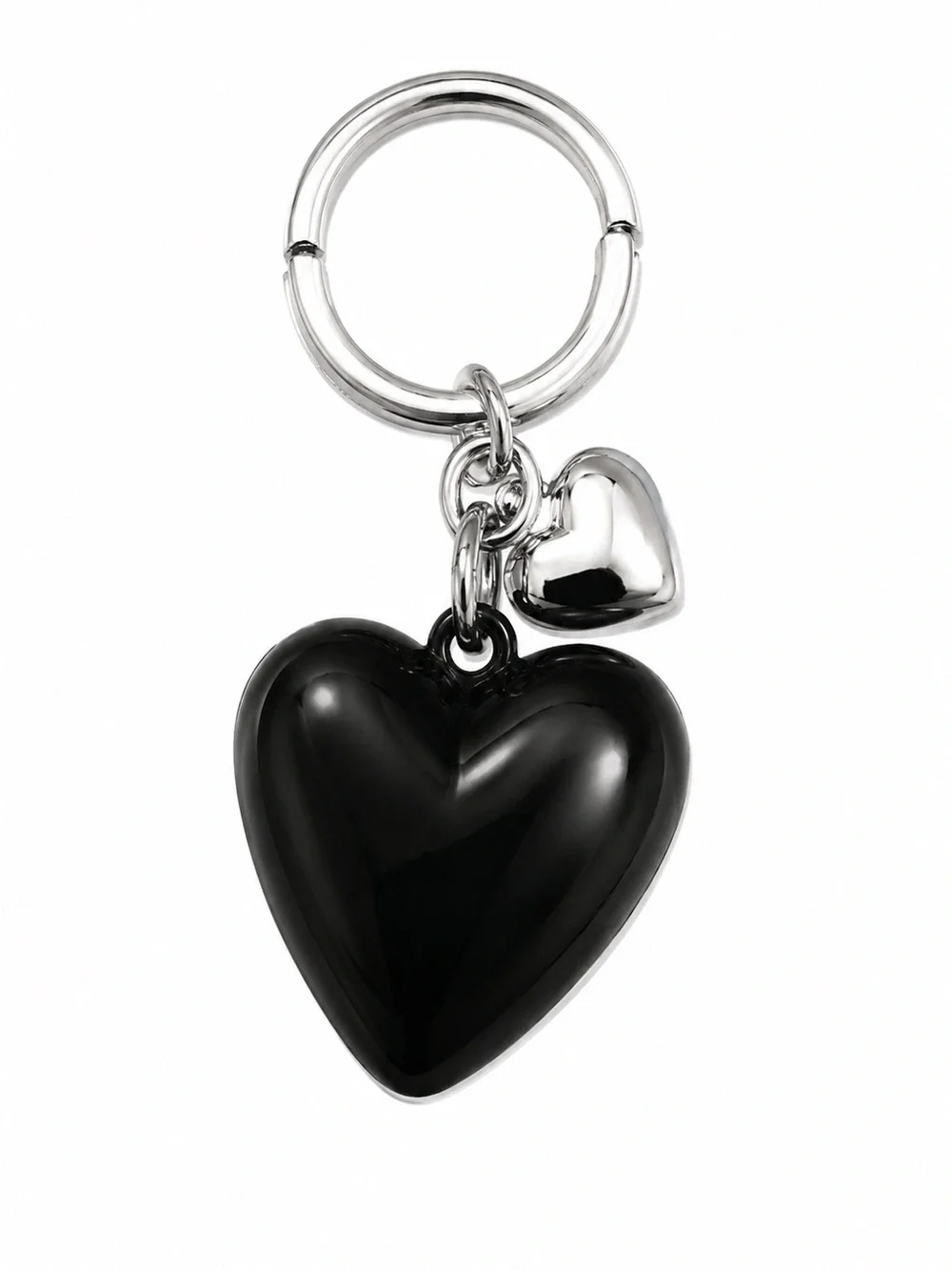 Black Heart Keychain/Bag Charm